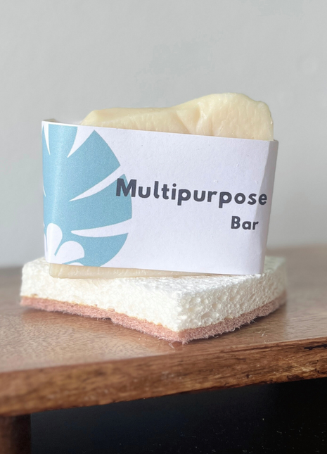 Multipurpose Natural Soap Bar (Dish Soap). 100% Coconut Oil.